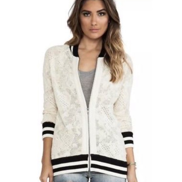 Free People Jackets & Blazers - Free People lace track jacket